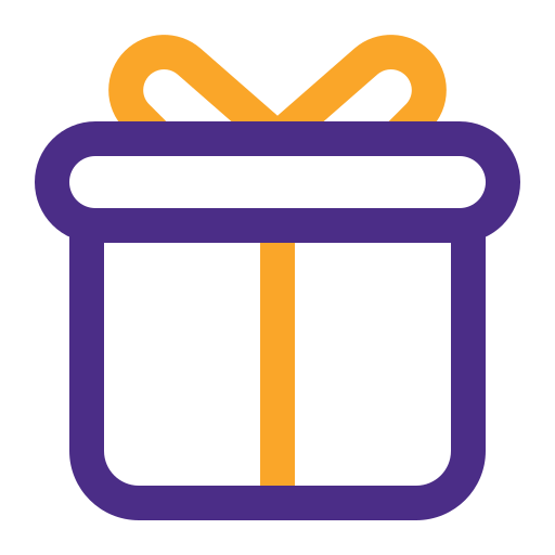 caja de regalo icono gratis