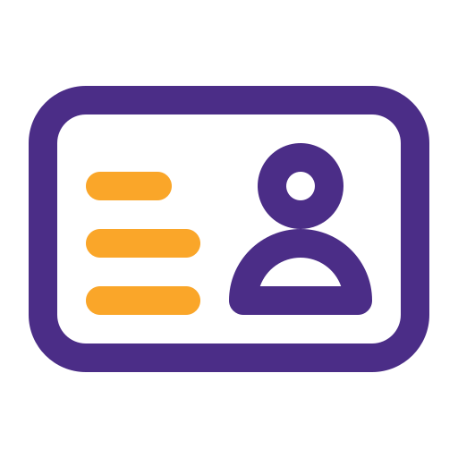tarjeta de identificación icono gratis