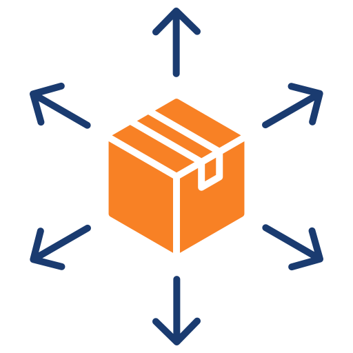 Distribution free icon