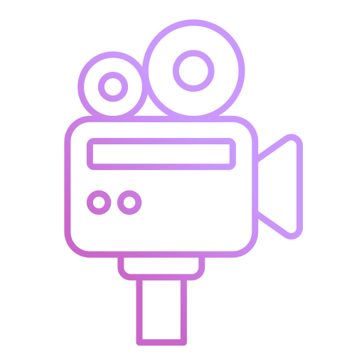 cámara de video icono gratis