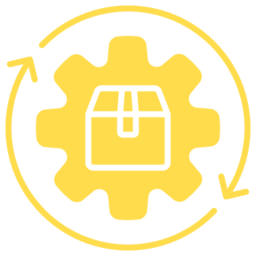 gestión de productos icono gratis