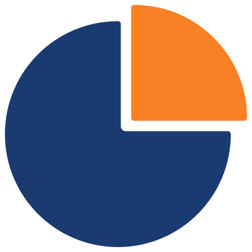Pie chart free icon
