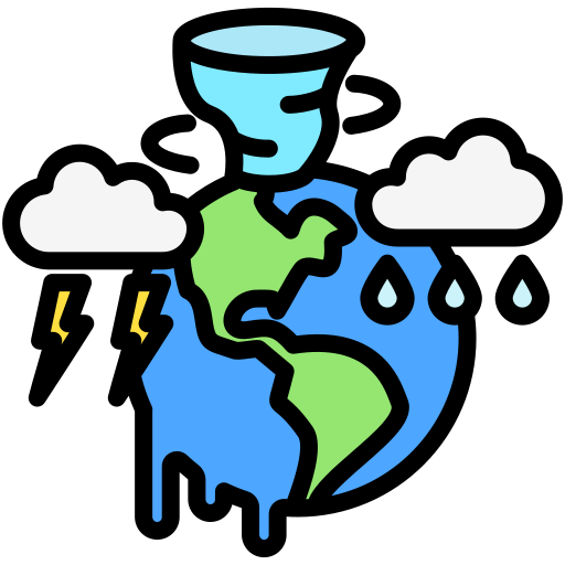 crisis climática icono gratis