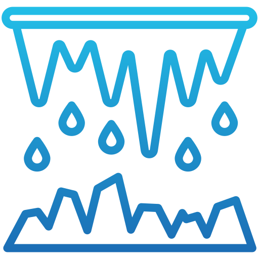 Melting glaciers free icon