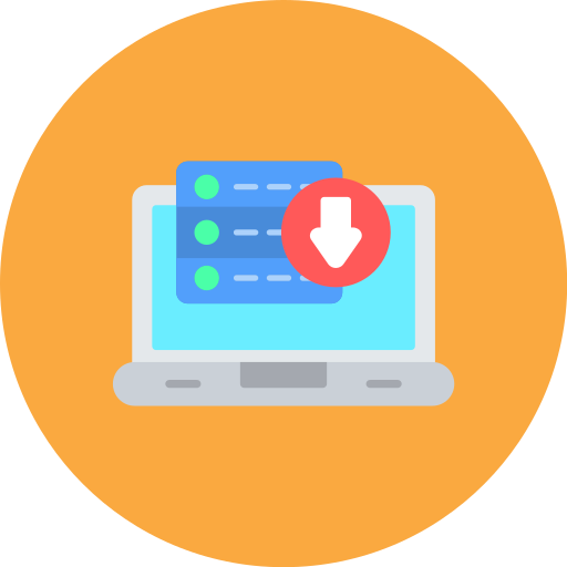 descargando datos icono gratis