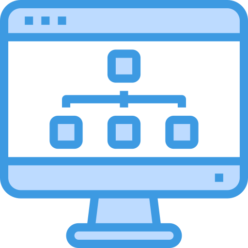 Diagrama de flujo icono gratis