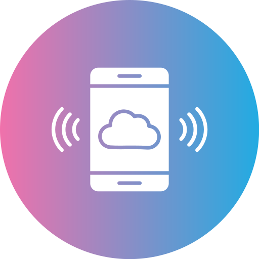 nube móvil icono gratis