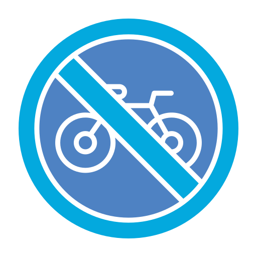 sin bicicleta icono gratis