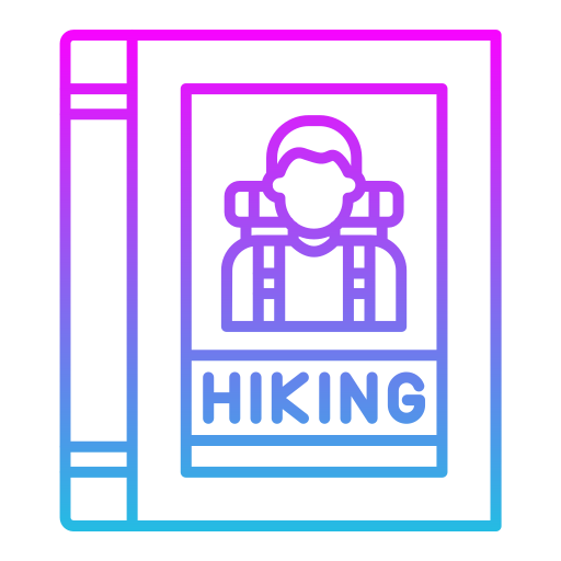 하이킹 책 무료 아이콘