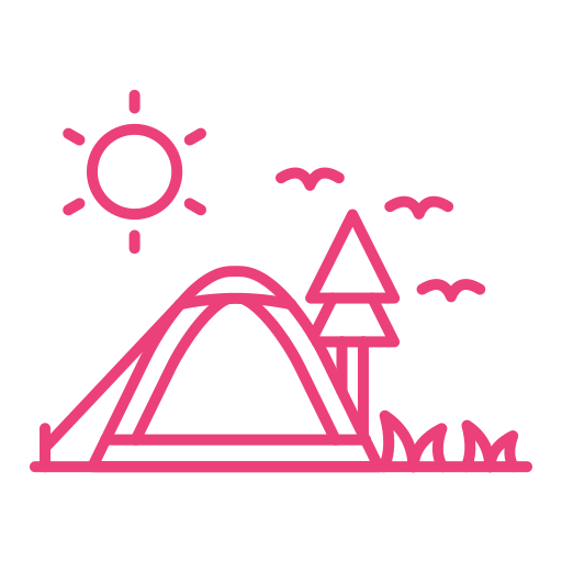 cámping icono gratis