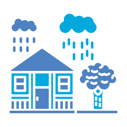 día lluvioso icono gratis