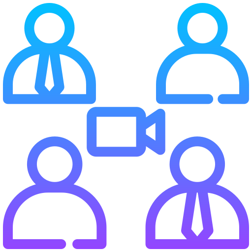 teleconferencia icono gratis