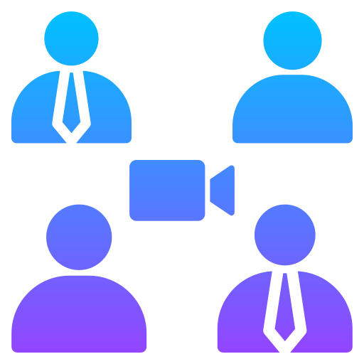 teleconferencia icono gratis