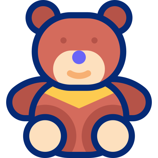 oso de peluche icono gratis