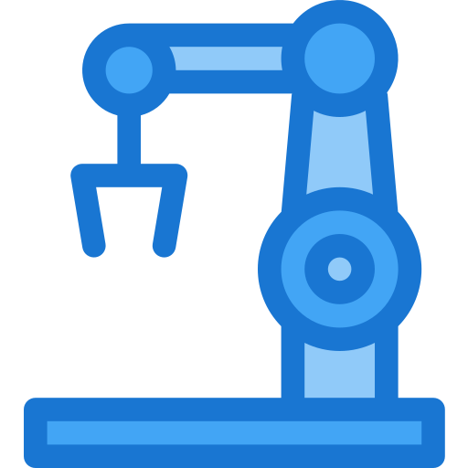 Robotic arm Deemak Daksina Blue icon