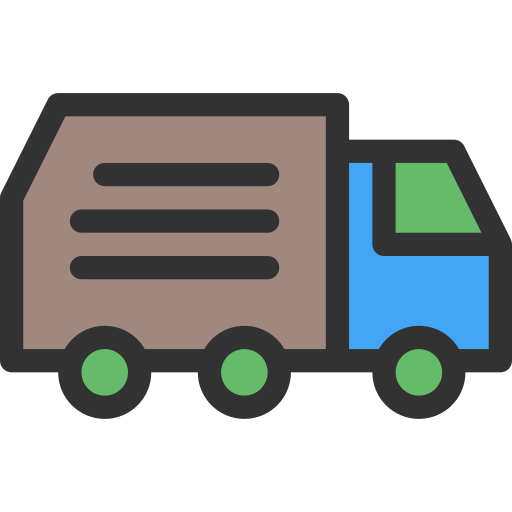 Trash truck - Free transport icons