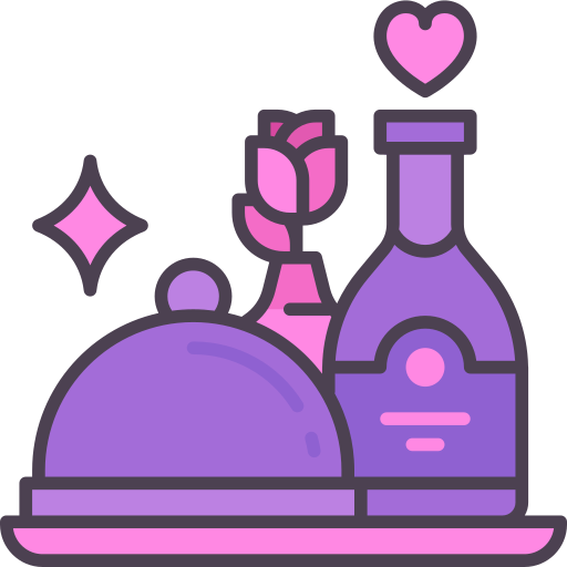 cena de boda icono gratis