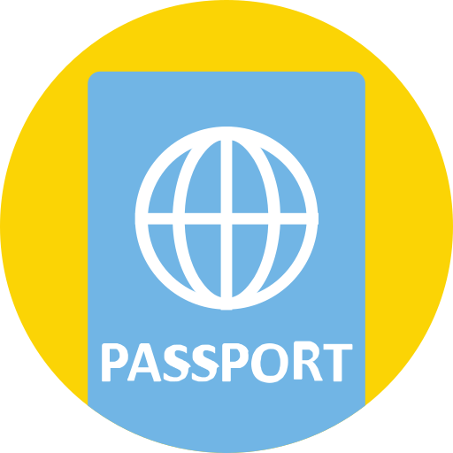 pasaporte icono gratis