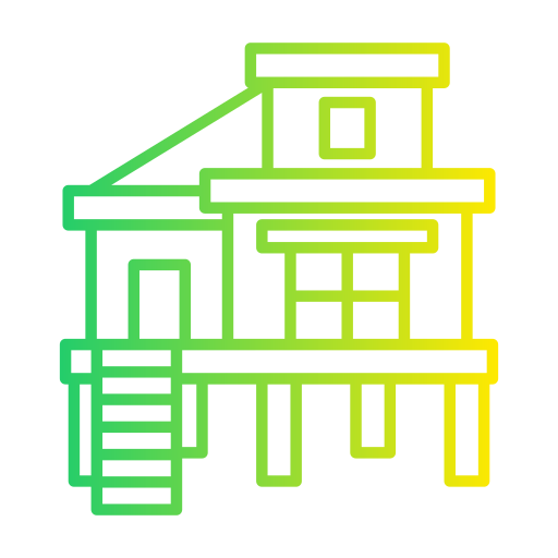 casa de playa icono gratis