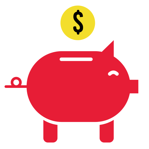 Piggy bank free icon