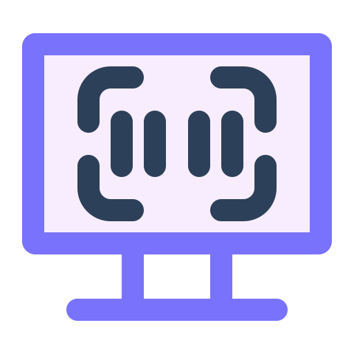 monitoreo de códigos de barras icono gratis