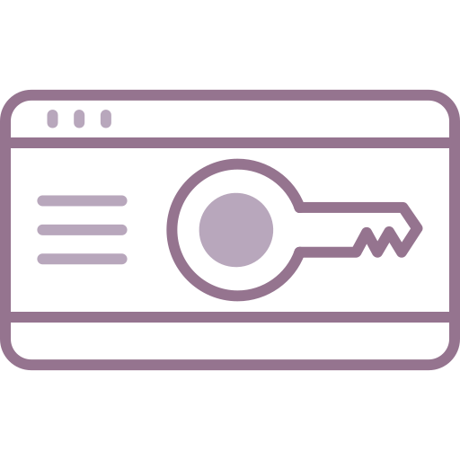 tarjeta llave icono gratis