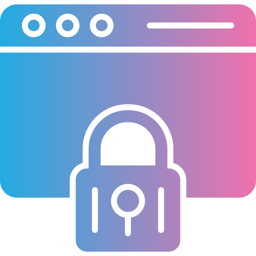 seguridad web icono gratis