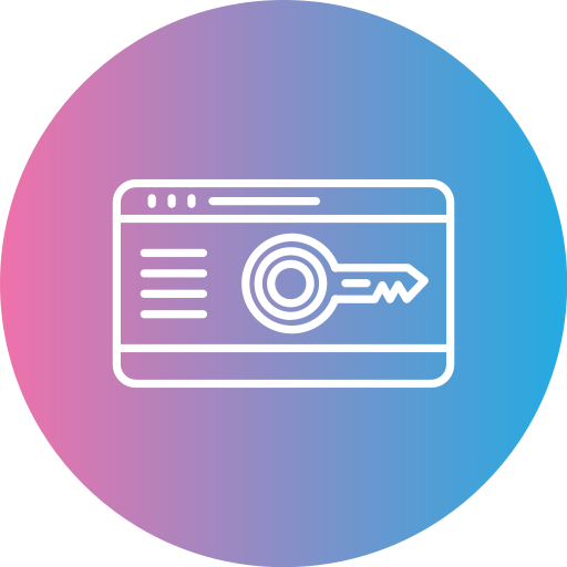 tarjeta llave icono gratis