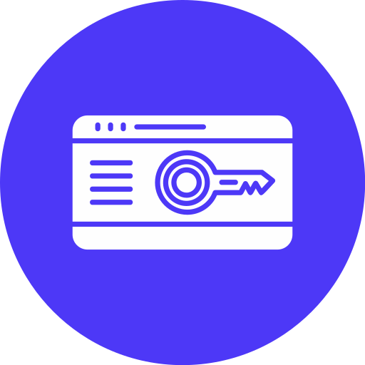 tarjeta llave icono gratis