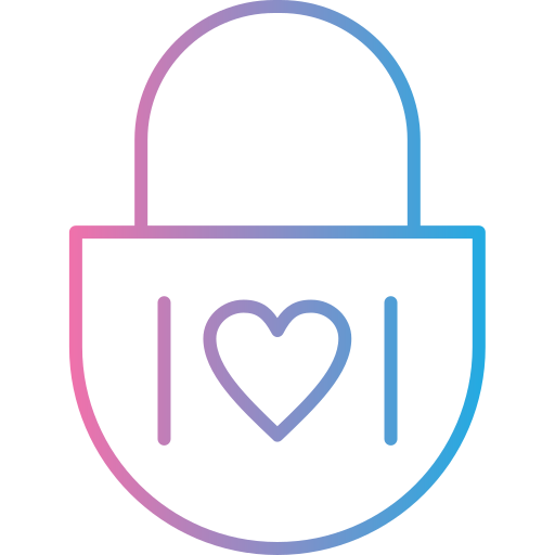 serrure à coeur Icône gratuit serrure à coeur Icône gratuit