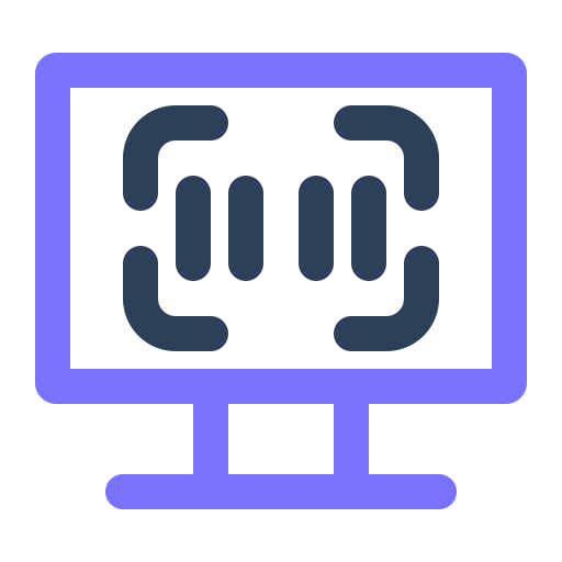 monitoreo de códigos de barras icono gratis
