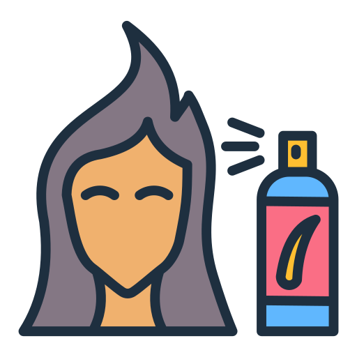 laca para el cabello icono gratis