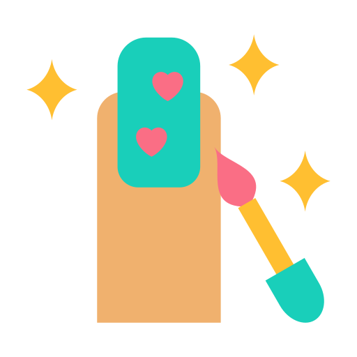 arte de uñas icono gratis