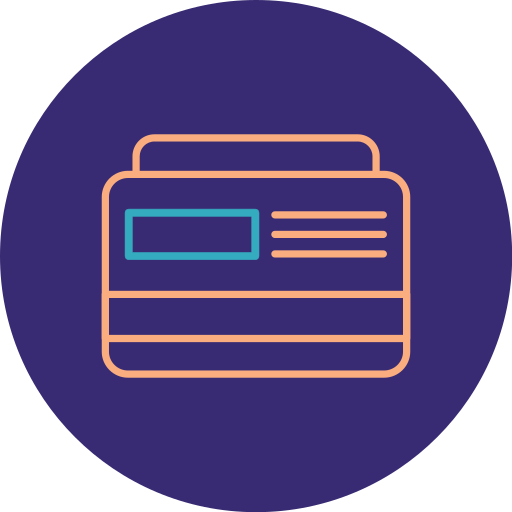 Debit card free icon