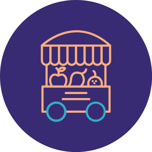 Fruit stand free icon