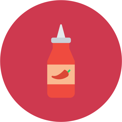 botella de ketchup icono gratis