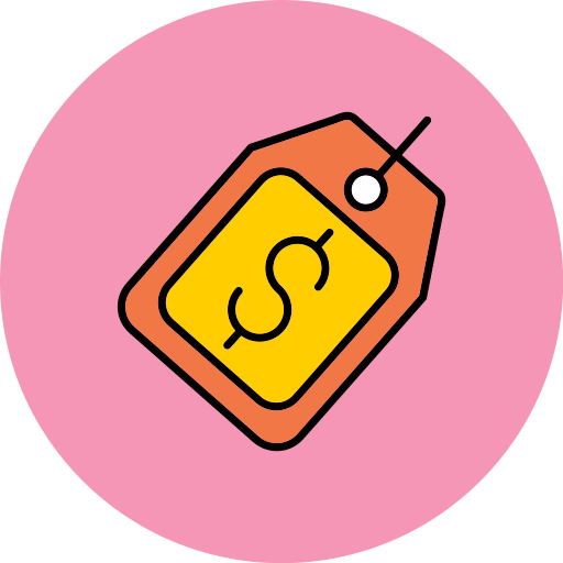 Price tag free icon