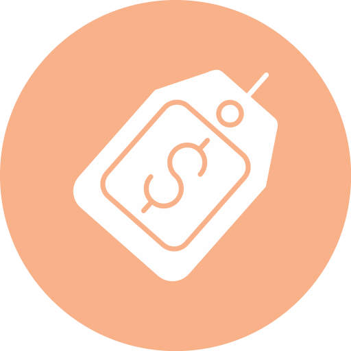 Price tag free icon