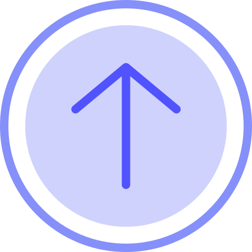 Up arrow Iconixar Flat icon