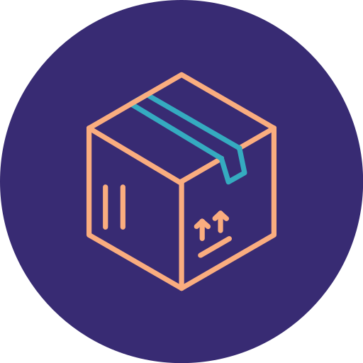 Delivery box free icon