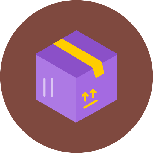 Delivery box free icon