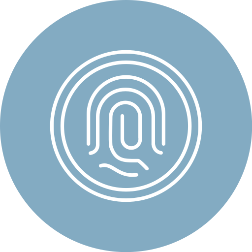 Biometric identification free icon