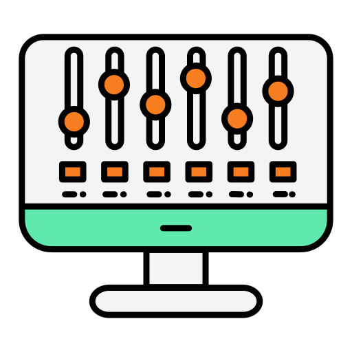 controles del tablero de mandos icono gratis