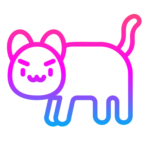 chat noir Icône gratuit chat noir Icône gratuit