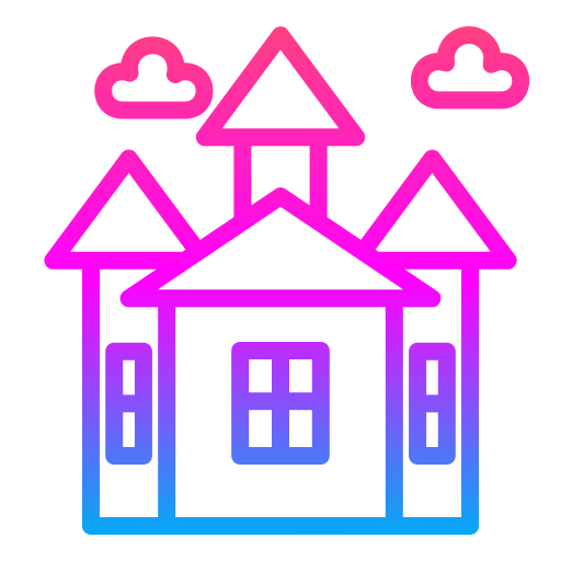 maison hantée Icône gratuit