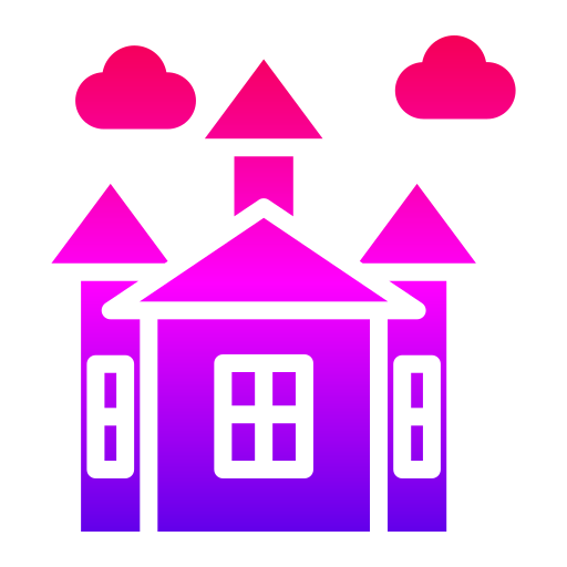 maison hantée Icône gratuit