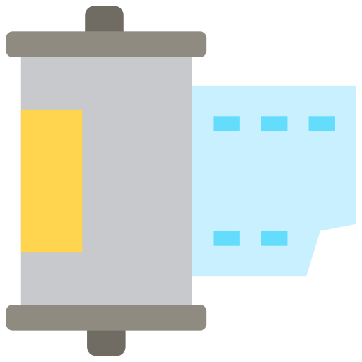 película de cámara icono gratis