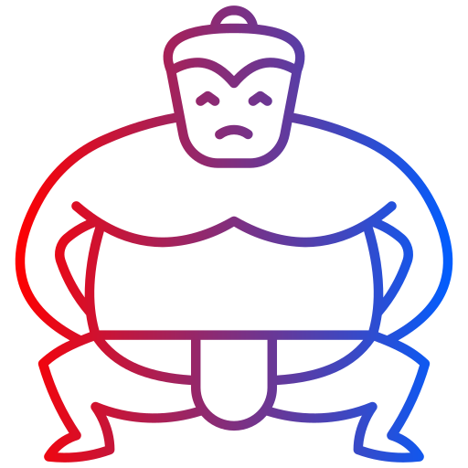 luchador de sumo icono gratis