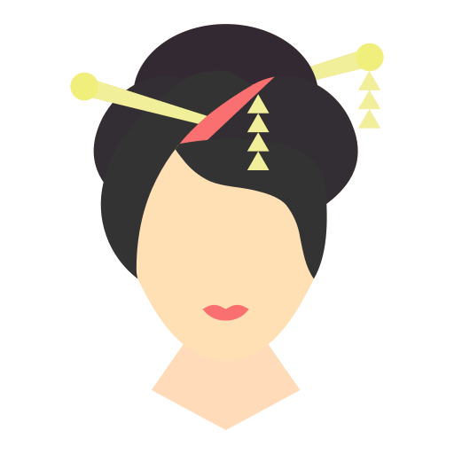 geisha icono gratis