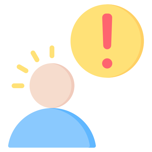 atención icono gratis